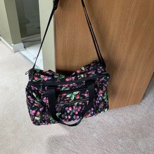Vera Bradley Iconic Weekender Bag-winterberry